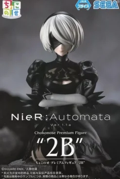 SEGA Figure*Chokonose Premium Figure NieR:Automata Ver1.1a 2B JAPAN OFFICIAL