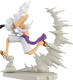 Banpresto Senkou Zekkei One Piece Luffy Gear 5 Rob Lucci Awakening Form Figure Set of 2