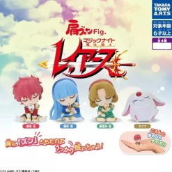Takara Tomy Shoulder Zun Fig. Magic Knight Rayearth Complete Set Figure Capsule Toy JAPAN