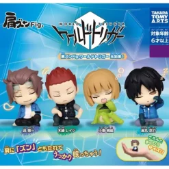 Takara Tomy Shoulder Zun Fig. World Trigger Tamakoma No.1 Full set 4 types Capsule Toy JAPAN