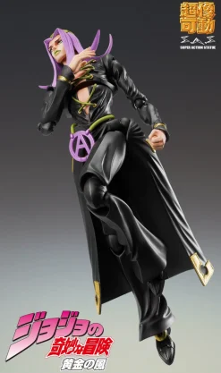 Medicos Entertainment Super Action Statue JoJo's Bizarre Adventure Leone Abbacchio Ver.BLACK Figure