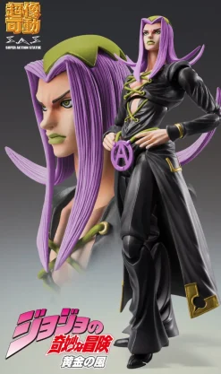 Medicos Entertainment Jojo'S Bizarre Adventure*Super Action Statue JoJo's Bizarre Adventure Leone Abbacchio Ver.BLACK Figure
