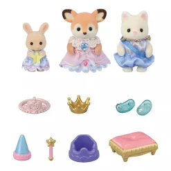 Epoch Sylvanian Families Preschool Presentation Set Princess & Glass Shoes S-77 JAPAN