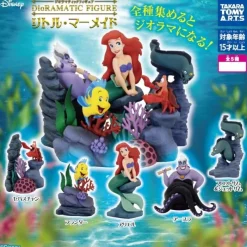 Takara Tomy Arts DioRAMATIC Figure The Little Mermaid Complete Set Capsule Toy