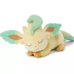 TAKARA TOMY ARTS Pokemon Suya Suya Plush Doll S Leafeon JAPAN OFFICIAL