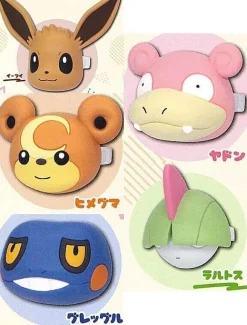 Takara Tomy A.R.T.S Mascot*Takara Tomy Arts Pokemon Face Ring Mascot Part2 All 5 types Capsule Toy JAPAN