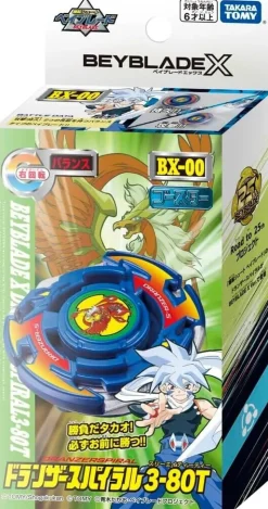 TAKARA TOMY Beyblade X BX-00 Booster Dranzer Spiral 3-80T JAPAN OFFICIAL