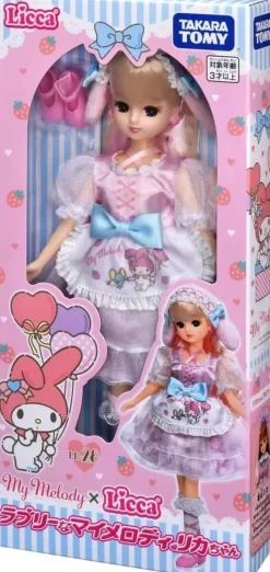 Takara Tomy Sanrio Characters*Licca Chan Lovely My Melody Licca Chan Doll LD-28 JAPAN OFFICIAL