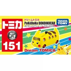 TAKARA TOMY Pokemon|Tomica*Pokemon Dream Tomica No.151 PokeDoko Dokoikocar Pikachu JAPAN