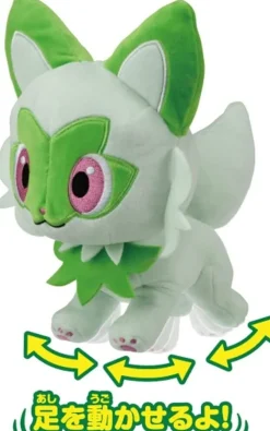 Takara Tomy Pokemon Plush Play Sprigatito JAPAN OFFICIAL