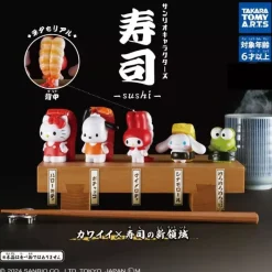 Takara Tomy Sanrio Characters Sushi Mini Figure Complete Set Capsule Toy JAPAN