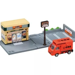 Takara Tomy Tomica Town Yoshinoya with Yoshinoya Orange Dream Car JAPAN OFFICIAL