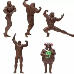 Tamakyu Mole The Truth in the Soil Set of 5 Figure Capsule Toy JAPAN OFFICIAL