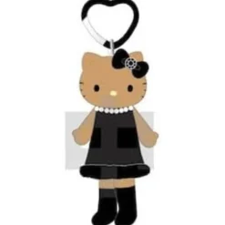 TCP Sanrio Characters*Hello Kitty 2024 GOGO GAL Collection 90s Style Up Mascot Black Plush JAPAN