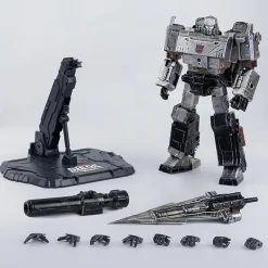 Three Zero Figure*Transformers War For Cybertron Trilogy Siege DLX Megatron Figure