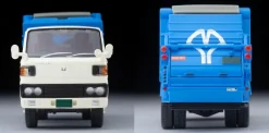 Tomytec Tomica Limited Vintage NEO LV-N343a Fusou Canter Garbage Truck White Blue 1/64