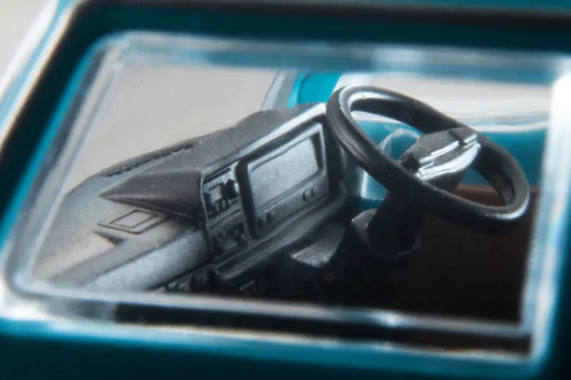 Tomytec Tomica Limited Vintage NEO 1/64 LV-N341a Nissan Homy Long Light Van Blue 76Model