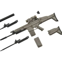 Tomytec LittleArmory LA003 SCAR-H Type 1/12 Model Kit JAPAN OFFICIAL