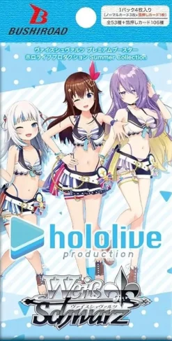 BUSHIROAD Weiss Schwarz*Weiss Schwarz Hololive Production Summer Collection Premium Booster Box TCG