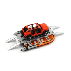 XCARTOYS Ford Bronco Gen. 6 Orange All Terrain Crossing Gear Set 1/64 JAPAN