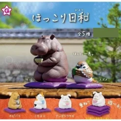 Yell Figure|Capsule Toy*Hokkori Biyori Set of 5 Capsule Toy Figure JAPAN OFFICIAL